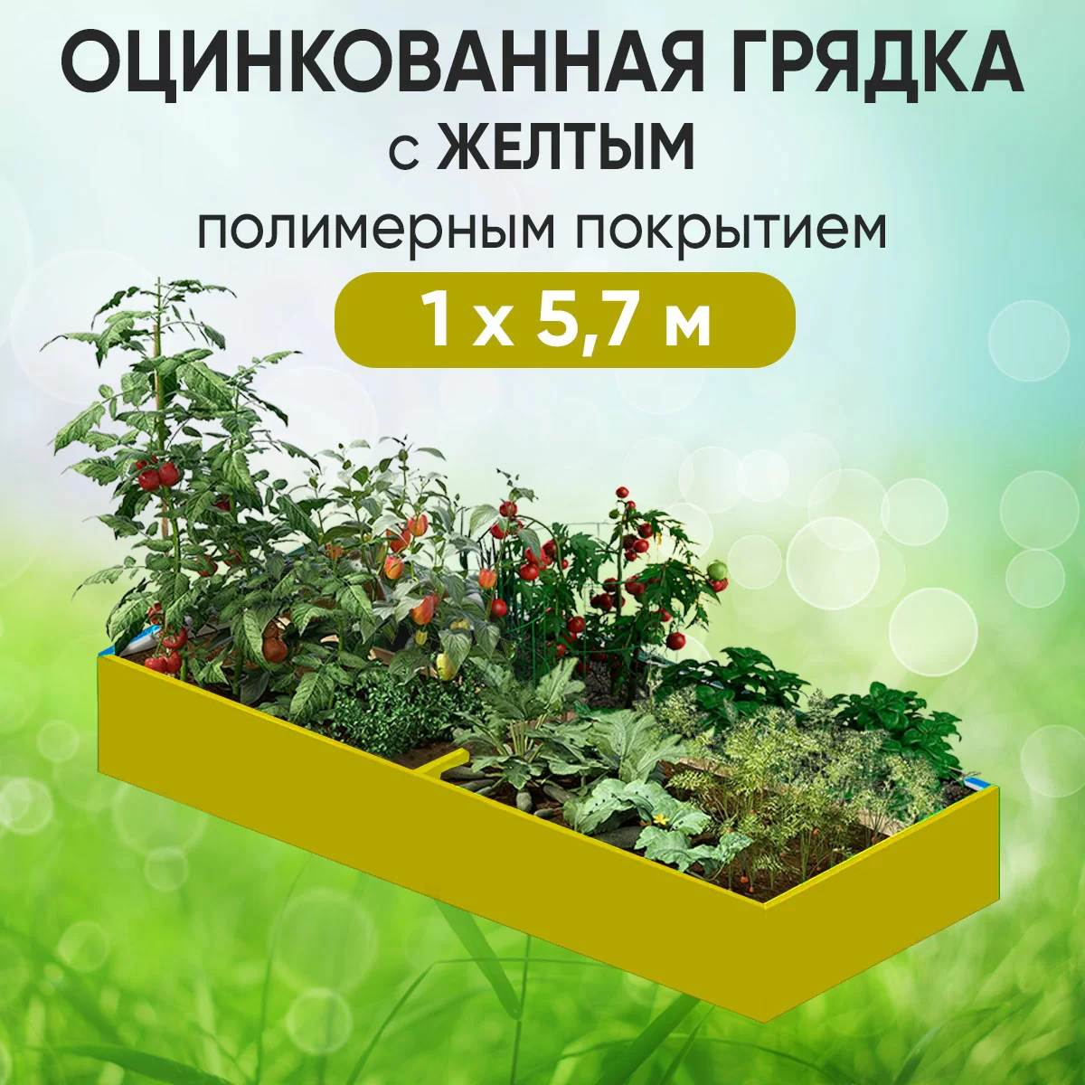 Грядка желтая (1 х 5,7)